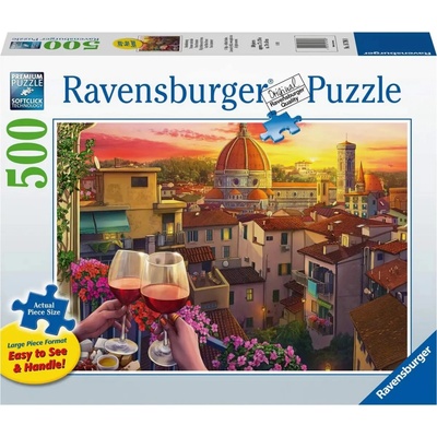 RAVENSBURGER Útulná místa Terasa ve Florencii XXL 500 dielov