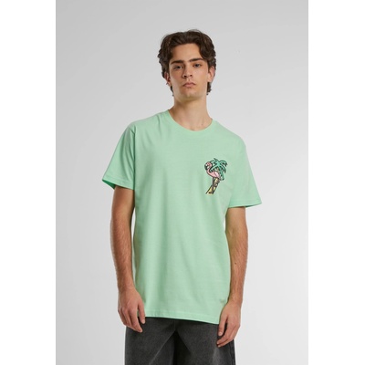 Mister Tee Тениска Flamingo T-Shirt Round Neck neo mint XXLUB-MT550-02533 - Тъмносив, размер XS