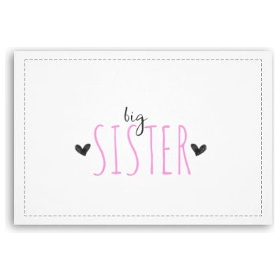 Fotoobraz 90x60 cm střední Big sister