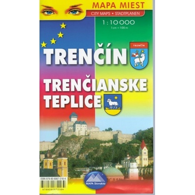 Trenčín Trenčianske Teplice Mapa miest City maps Stadtplanen 1 10 000