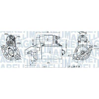 Startér MAGNETI MARELLI 063721413010