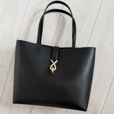 Furla tote shopper čierna s prackou