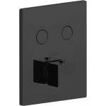 PAFFONI Compact Box - Скрит термостатен кран, за 2 уреда, черен мат CPT518NO (CPT518NO)