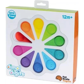 Fat Brain Toys Fat Brain Toys: Силиконово цвете с числа за натискане (F275EN)