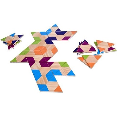 BS Toys Domino trojuholníky