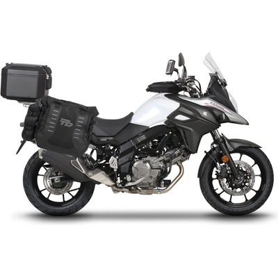 SHAD TERRA TR40 a černého hliníkového 55L topcase, včetně montážní sady - Suzuki DL 650 V-Strom 130.kitTR40big55-25B