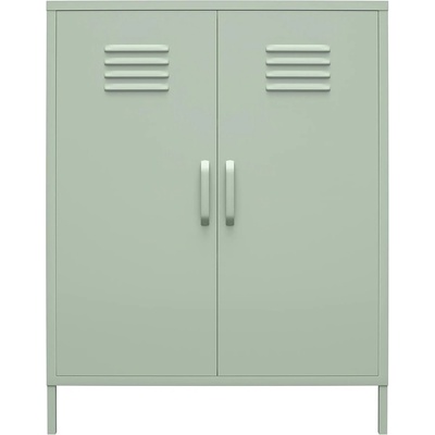 Støraa Зелено метално шкафче 40x102x80 cm Mission District - Støraa (3384918COMDK)