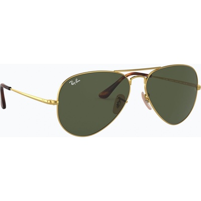 Ray-Ban Слънчеви очила Ray-Ban Aviator Metal II gold arista/green g-15