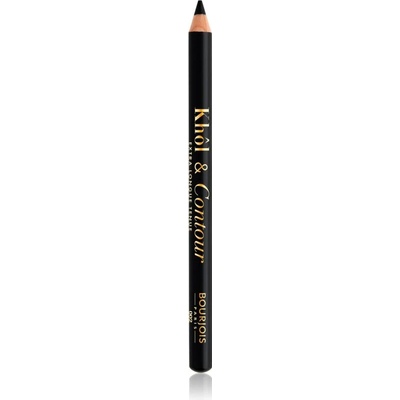 Bourjois Khôl & Contour Extra Longue Tenue дълготраен молив за очи цвят 002 Ultra Black 1.2 гр