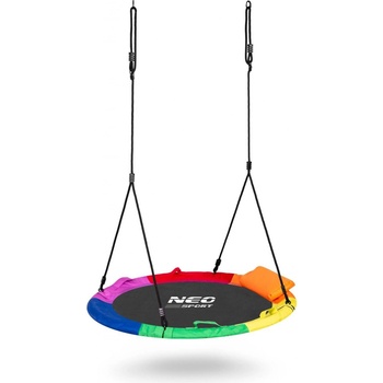 Neo-Sport Hojdací kruh Swingo XXL viacfarebný 110 cm
