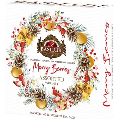 Basilur Merry Berry Assorted Vol. I přebal 40 gastro sáčků
