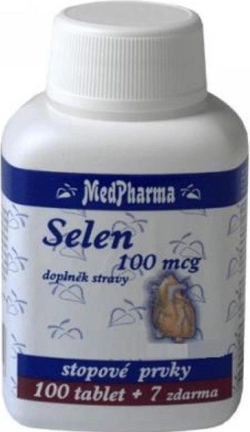 Tohle je absolutní vítěz srovnávacího testu - produkt MedPharma MedPharma Selen 100mcg tablet 107