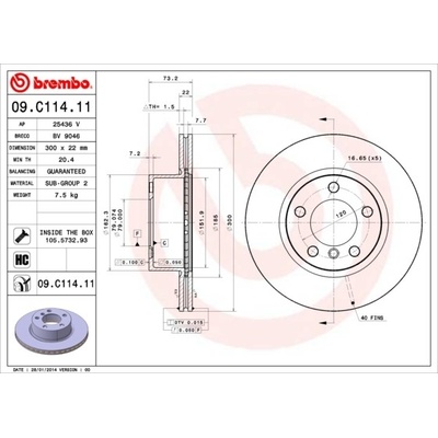 BREMBO 09.C114.11