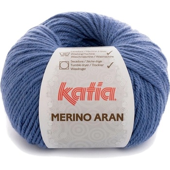 Image 1 of Katia Merino Aran 45 Blue Плетива прежда (MA 45)