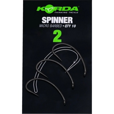 Korda Spinner Barbless vel.2 10 ks