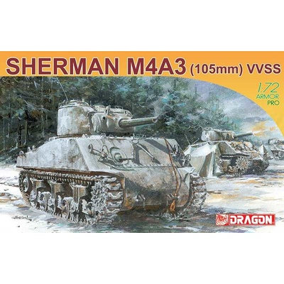 Dragon Sherman M4A3 105mm vvss 1:72