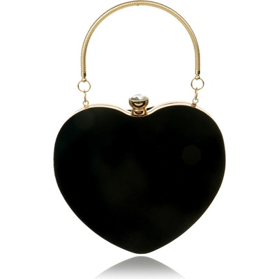 Черна чанта сърце - Penelope