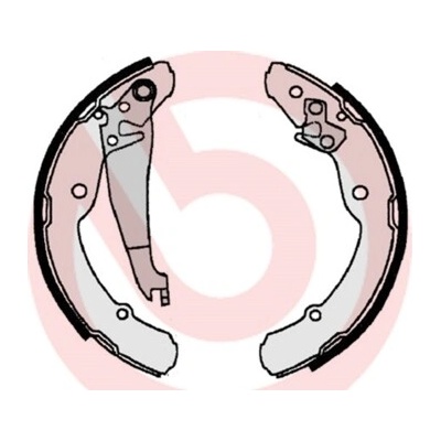 Sada brzdových čeľustí BREMBO S 85 516 (S85516)