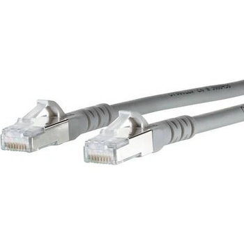 METZ CONNECT Кабел за мрежова връзка, Metz Connect, RJ45, CAT 6A S/FTP, 15m, сив (130845A533-E)