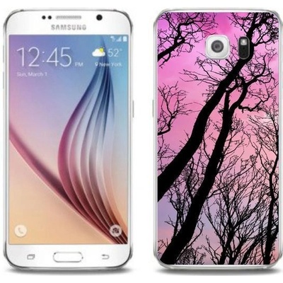 Pouzdro mmCase Gelové Samsung Galaxy S6 Edge - opadané stromy