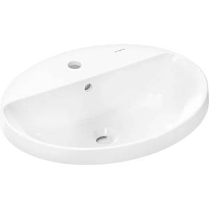 Hansgrohe Xuniva D - Умивалник, 55x45 см, с преливник, отвор за смесител, бял 60160450 (60160450)