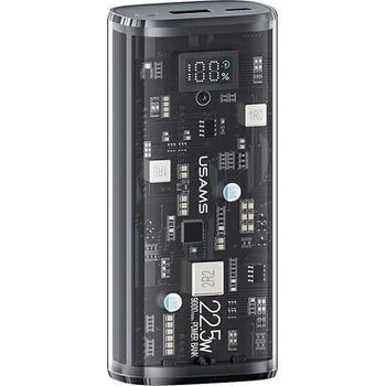 USAMS BJ Series 9000mAh Power Bank 20W PD бързо зареждане черно (USA914) (USA914)