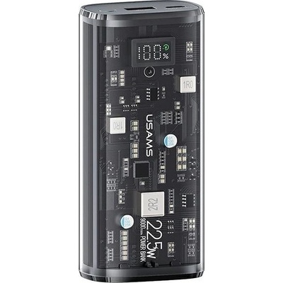 USAMS BJ Series 9000mAh Power Bank 20W PD бързо зареждане черно (USA914) (USA914)