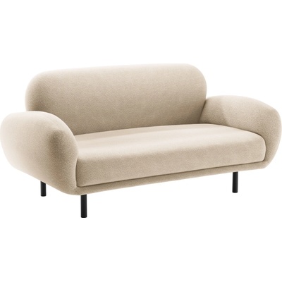 Micadoni Béžová bouclé dvoumístná pohovka Poppy 148 cm