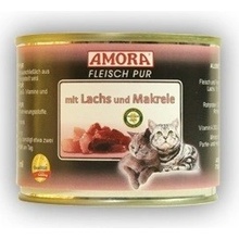 AMORA Fleisch pur CAT s lososom a makrelou 200 g