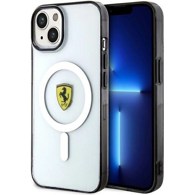 Ferrari Кейс Ferrari FEHMP14SURKT за iPhone 14 6.1", прозрачен / прозрачен, твърд, Outline Magsafe (FER000569-0)