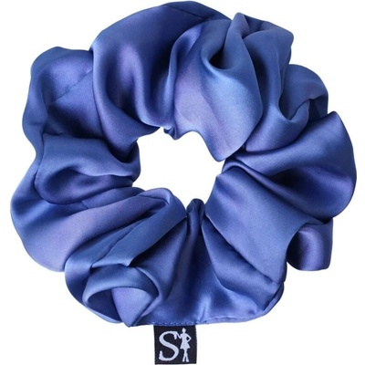 Sister Young LILU Saténová Scrunchie - Steel Blue
