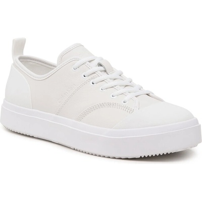 Calvin Klein Кецове Calvin Klein Low Top Lace Up Lth HM0HM01045 Бял (Low Top Lace Up Lth HM0HM01045)