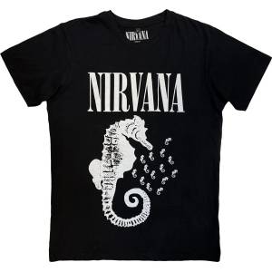 Nirvana Seahorse & Logo Mono Carbon Black M Риза (NIRVCBN89MB02)