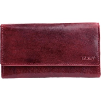 Lagen dámská kožená peněženka V 40 T Wine RED červená