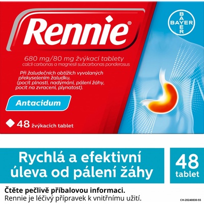 RENNIE POR 680MG/80MG TBL MND
