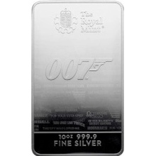 The Royal Mint stříbrný zliatok James Bond 007 No Time To Die 10 oz