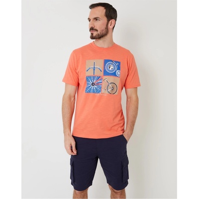 Saltwell Тениска Saltwell Men's Saltwel Miller Regular Fit T-Shirt - Coral