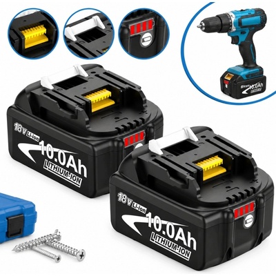 MAKITA BL1860B2 KS LED 18V 10000MAH LI-ION