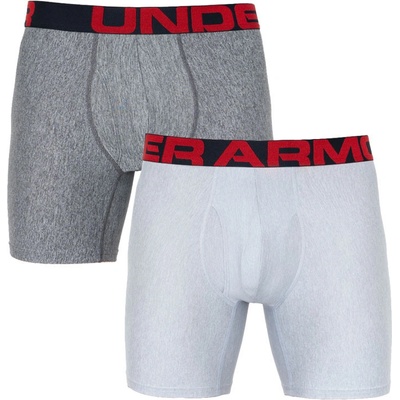 Under Armour Tech 6In sivá 2 Pack