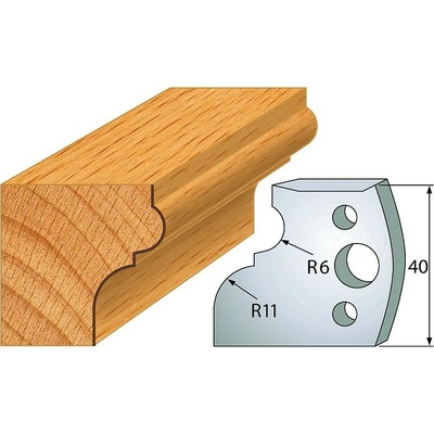 IGM Professional IGM Profil 111 - pár nožov 40x4mm SP F026-111