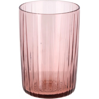 Bitz Sklenice na vodu KUSINTHA růžová sklo 4 x 280 ml