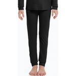 WOOLCANO Детски термоактивни панталони WOOLCANO Merino 100% PANT0975 black