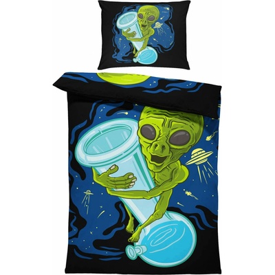 Impar Obliečky Bongo Alien 140x200 70x90