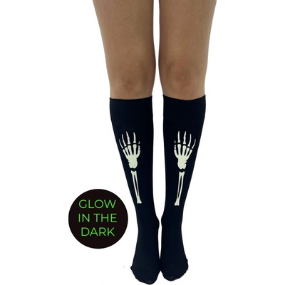 Pamela Mann podkolienky Skeleton Hands PM1086 Black