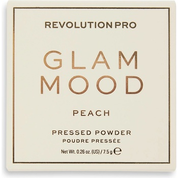 Revolution PRO Glam Mood kompaktný púder Peach 7,5 g