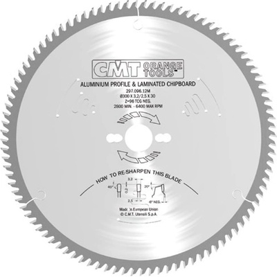 CMT C297 Pilový kotouč na lamino, plast a neželezné kovy 330x30x3,2 Z96