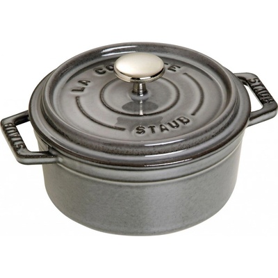 Staub Cocotte hrnec kulatý 12 cm 0,4 l šedý