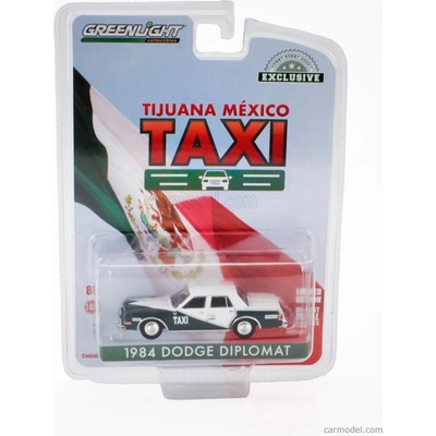 Greenlight Dodge Diplomat Tijuana Mexico Taxi 1984 2 Tóny Šedé 1:64
