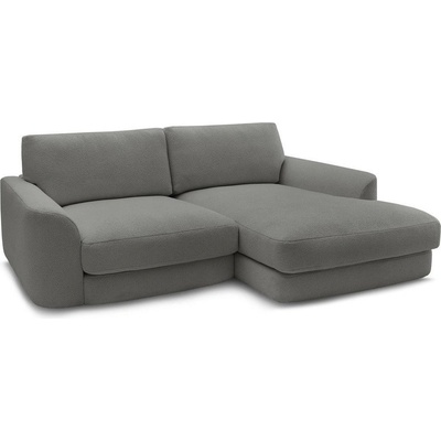 Bobochic Тъмносив ъглов диван от букле (десен ъгъл) Leonore - Bobochic Paris (109440)