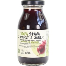 Zdravo Organic Šťáva řepa - jablko 100% 200 ml